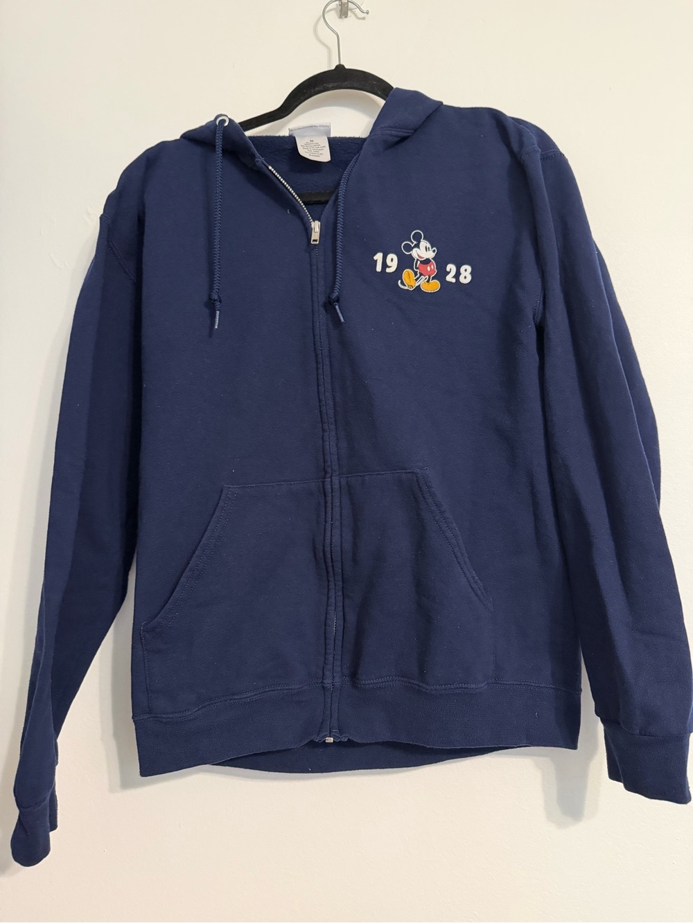 Navy Zip Hoodie